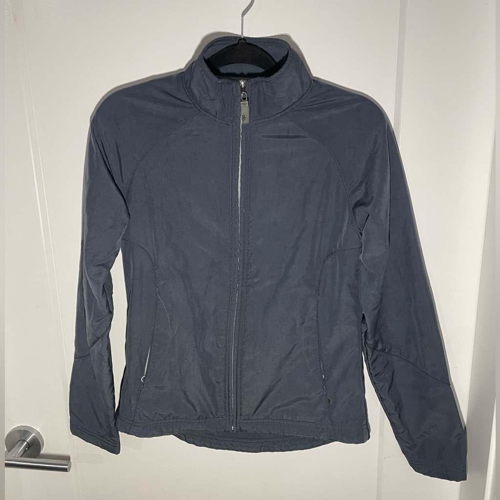 Alo Yoga Black Fleece Lined Outerwear Full Zip Up Jacket Women’s Medium Read